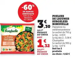 Bi1 Poelees de legumes surgelees bonduelle offre