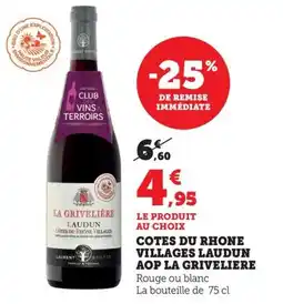Bi1 Cotes du rhone villages laudun aop la griveliere offre