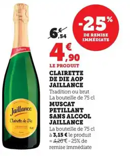 Bi1 Muscat petillant sans alcool jaillance offre