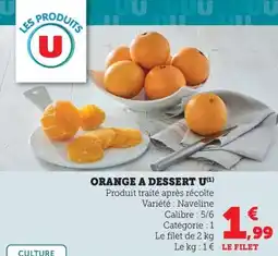 Bi1 Orange a dessert u offre