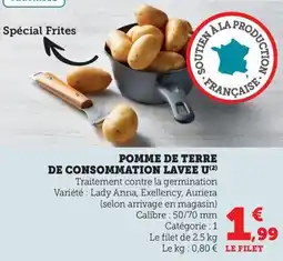 Bi1 Pomme de terre de consommation lavee u offre