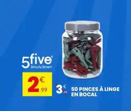 Stokomani 50 pinces à linge offre