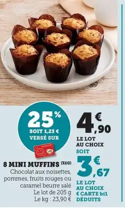Bi1 8 mini muffins offre