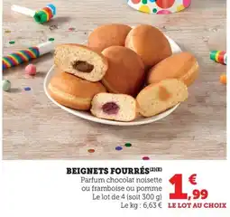 Maximarché Beignets fourrés offre