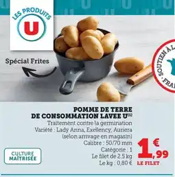Maximarché Pomme de terre de consommation lavee u offre
