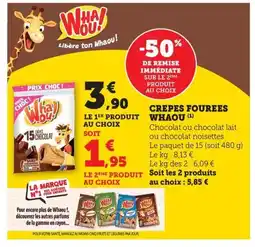 Maximarché WHAOU Crepes fourees offre
