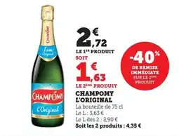 Maximarché CHAMPOMY L'Original offre