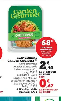 Maximarché GARDEN GOURMET Plat vegetal offre