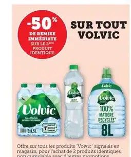 Maximarché VOLVIC Sur tout offre