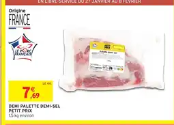 Intermarché Express Demi palette demi-sel petit prix offre