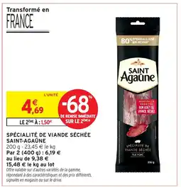 Intermarché Express SAINT-AGAÛNE Spécialité de viande séchée offre