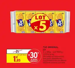 Intermarché Express LU Tuc original offre