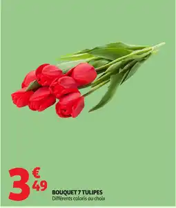 Auchan Bouquet 7 tulipes offre