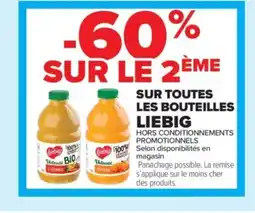 Carrefour Contact LIEBIG Sur toutes les bouteilles offre