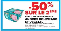 Carrefour Contact Sur tous les desserts andros gourman et vegetal d offre