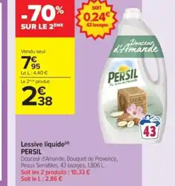 Carrefour Contact PERSIL Lessive liquide offre