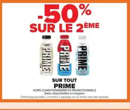 Carrefour Contact PRIME Sur tout offre