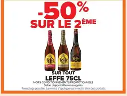 Carrefour Contact LEFFE Sur tout offre