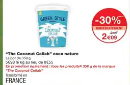 Monoprix THE COCONUT COLLAB coco nature offre