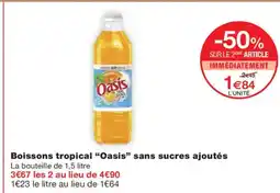 Monoprix OASIS Boissons tropical sans sucres ajoutés offre