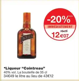 Monoprix COINTREAU Liqueur offre