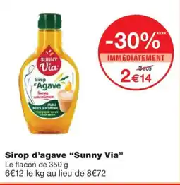 Monoprix SUNNY VIA Sirop d'agave offre