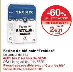 Monoprix TREBLEC Farine de blé noir offre