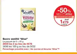 Monoprix ALSA Sucre vanillé offre