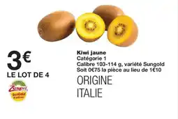Monoprix Kiwi jaune offre