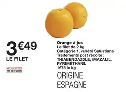 Monoprix Orange à jus offre