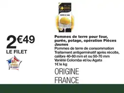 Monoprix Pommes de terre pour four, purée, potage, opération Pièces Jaunes offre