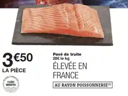 Monoprix Pavé de truite offre