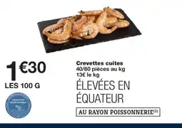 Monoprix Crevettes cuites offre