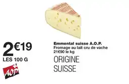 Monoprix Emmental suisse A.O.P. offre