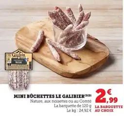 Bi1 Mini buchettes le galibier offre