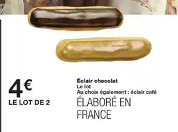 Monoprix Éclair chocolat offre
