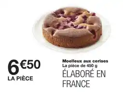 Monoprix Moelleux aux cerises offre