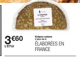 Monoprix Crêpes nature offre