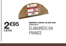 Monoprix Galettes nature au blé noir offre