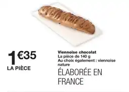 Monoprix Viennoise chocolat offre