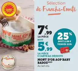 Bi1 Mont d'or aop baby badoz offre