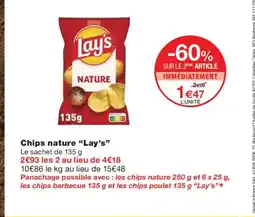 Monoprix LAY'S Chips nature offre