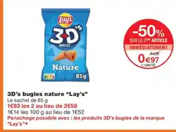 Monoprix LAY'S 3D's bugles nature offre