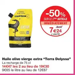 Monoprix TERRA DELYSSA Huile olive vierge extra offre
