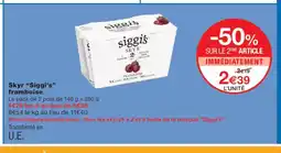 Monoprix SIGGI'S Skyr framboise offre
