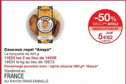 Monoprix ASSYA Coucous royal offre