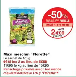 Monoprix FLORETTE Maxi mesclun offre