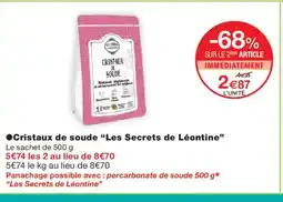 Monoprix LES SECRETS DE LÉONTINE Cristaux de soude offre