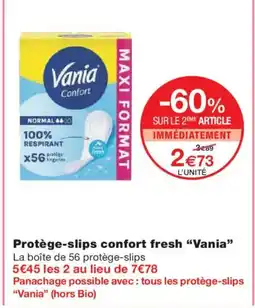 Monoprix VANIA Protège-slips confort fresh offre