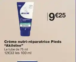 Monoprix AKILEÏNE Crème nutri-réparatrice Pieds offre